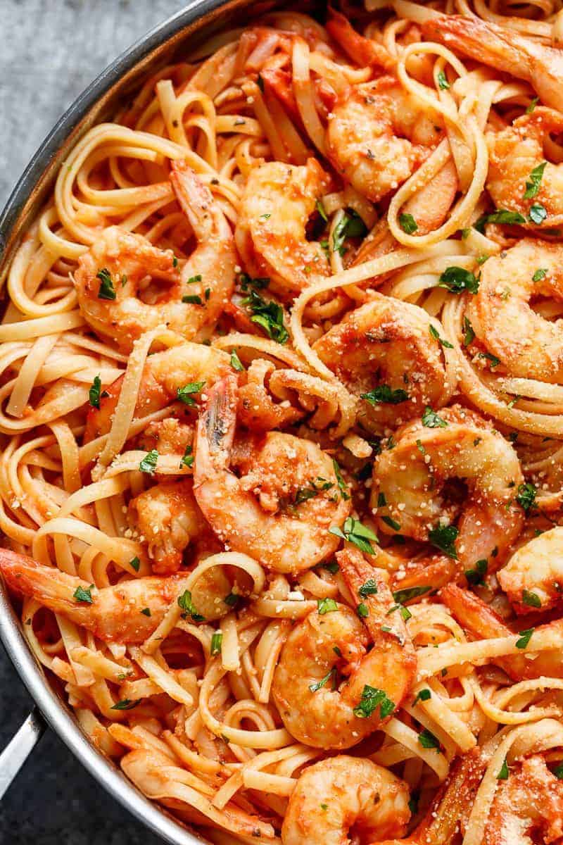 Tomato Shrimp Pasta