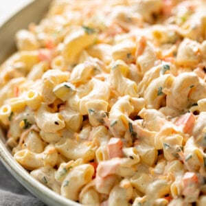 good! Macaroni Salad is quick to throw together. A versatile, fool-proof pasta salad recipe with a full-flavored creamy dressing.