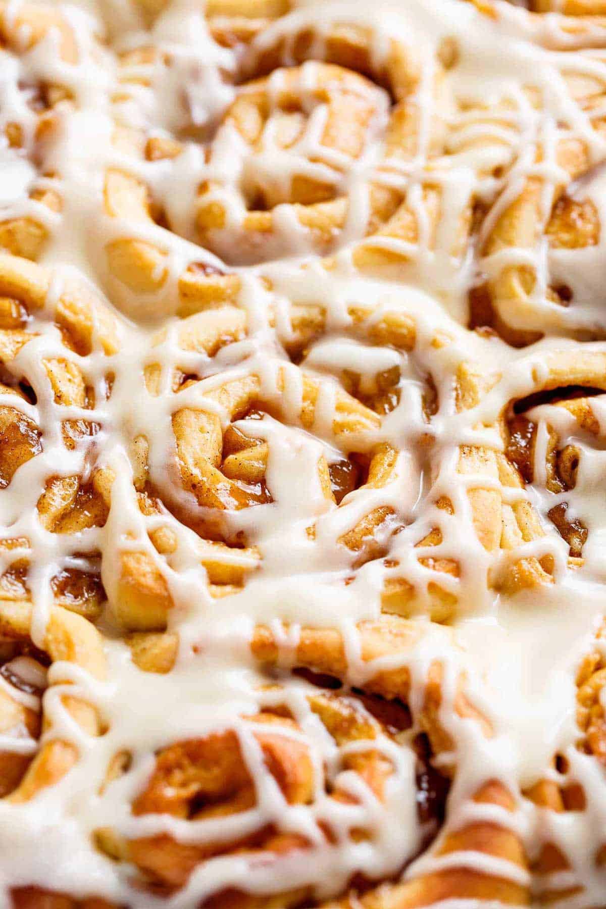 Apple Pie Cinnamon Rolls, plus Cream Cheese Frosting