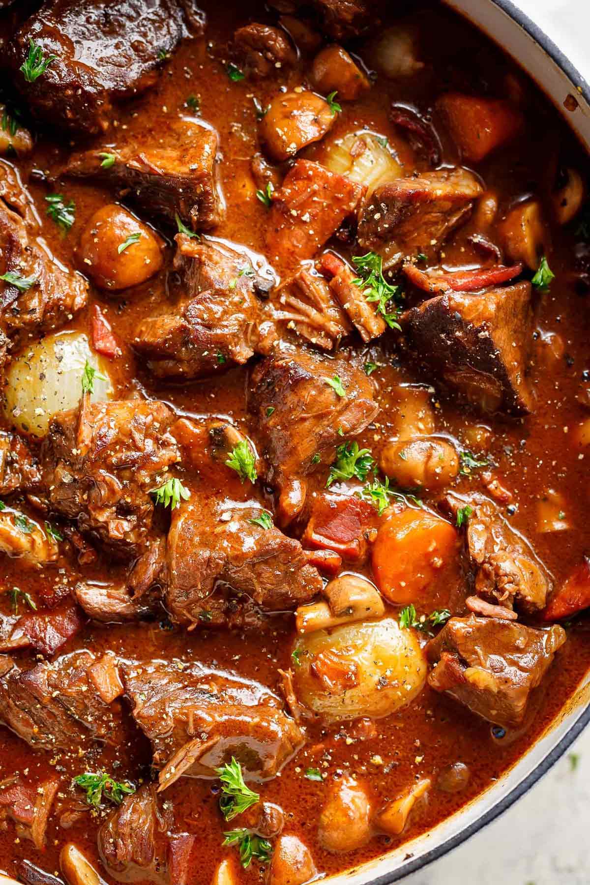 Beef Bourguignon (Julia Child Recipe)