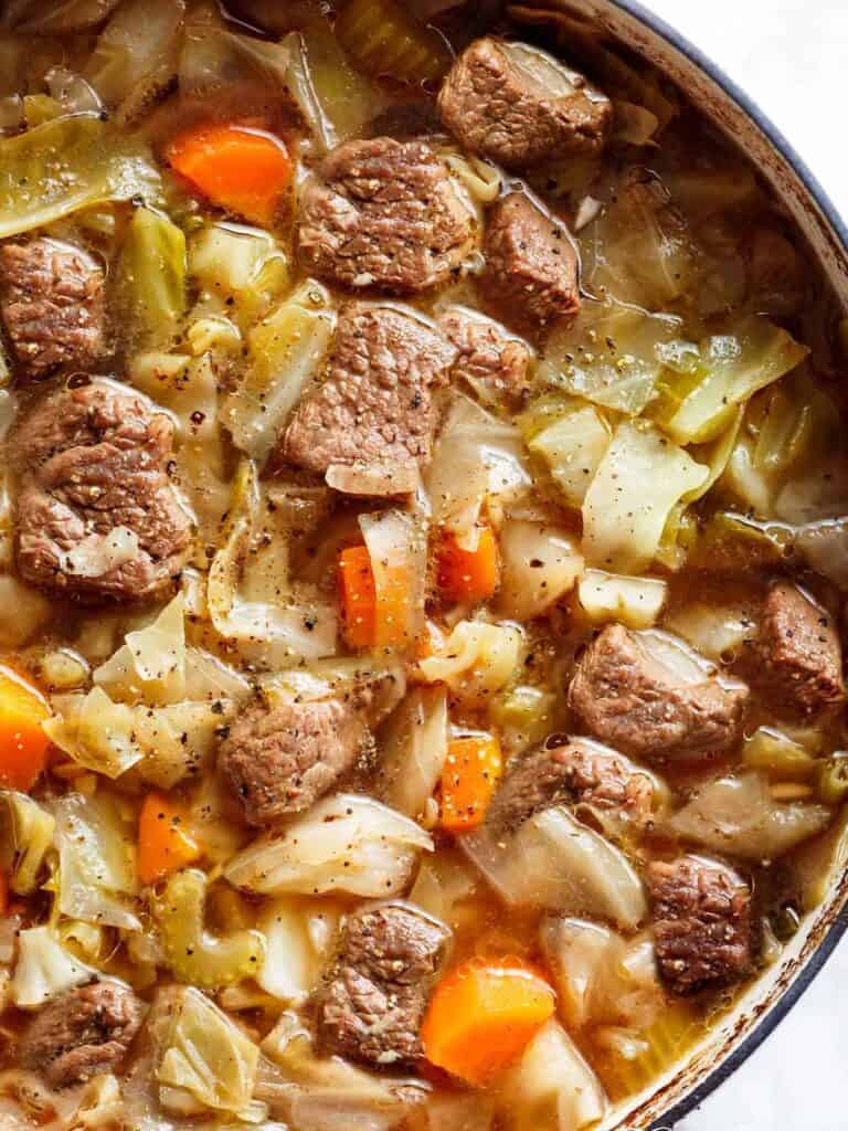 Cabbage Soup, plus Beef