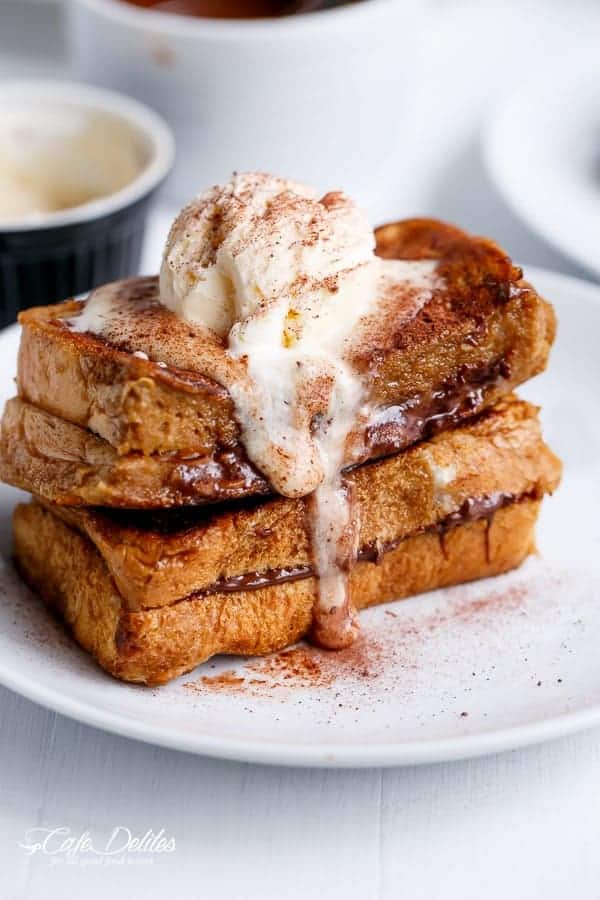 Cappuccino French Toast, plus Coffee Cream