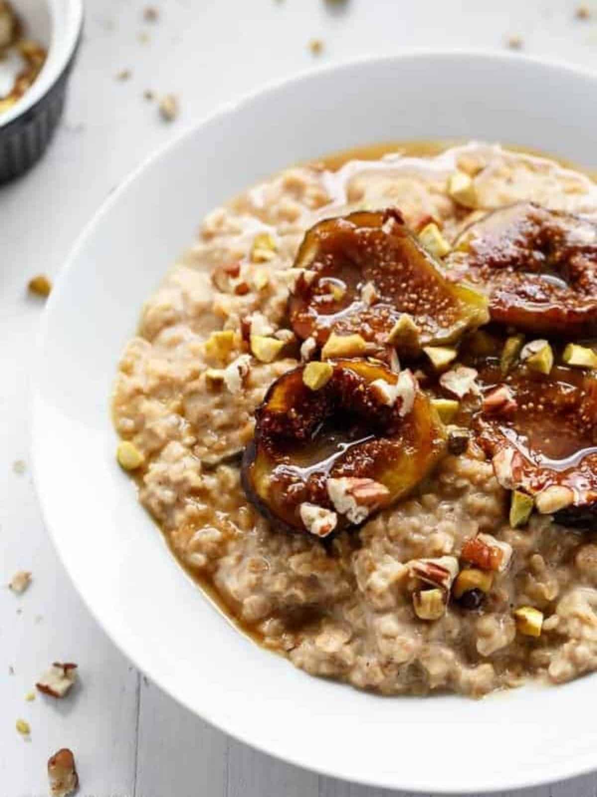 Caramelized Fig Toasted Oatmeal