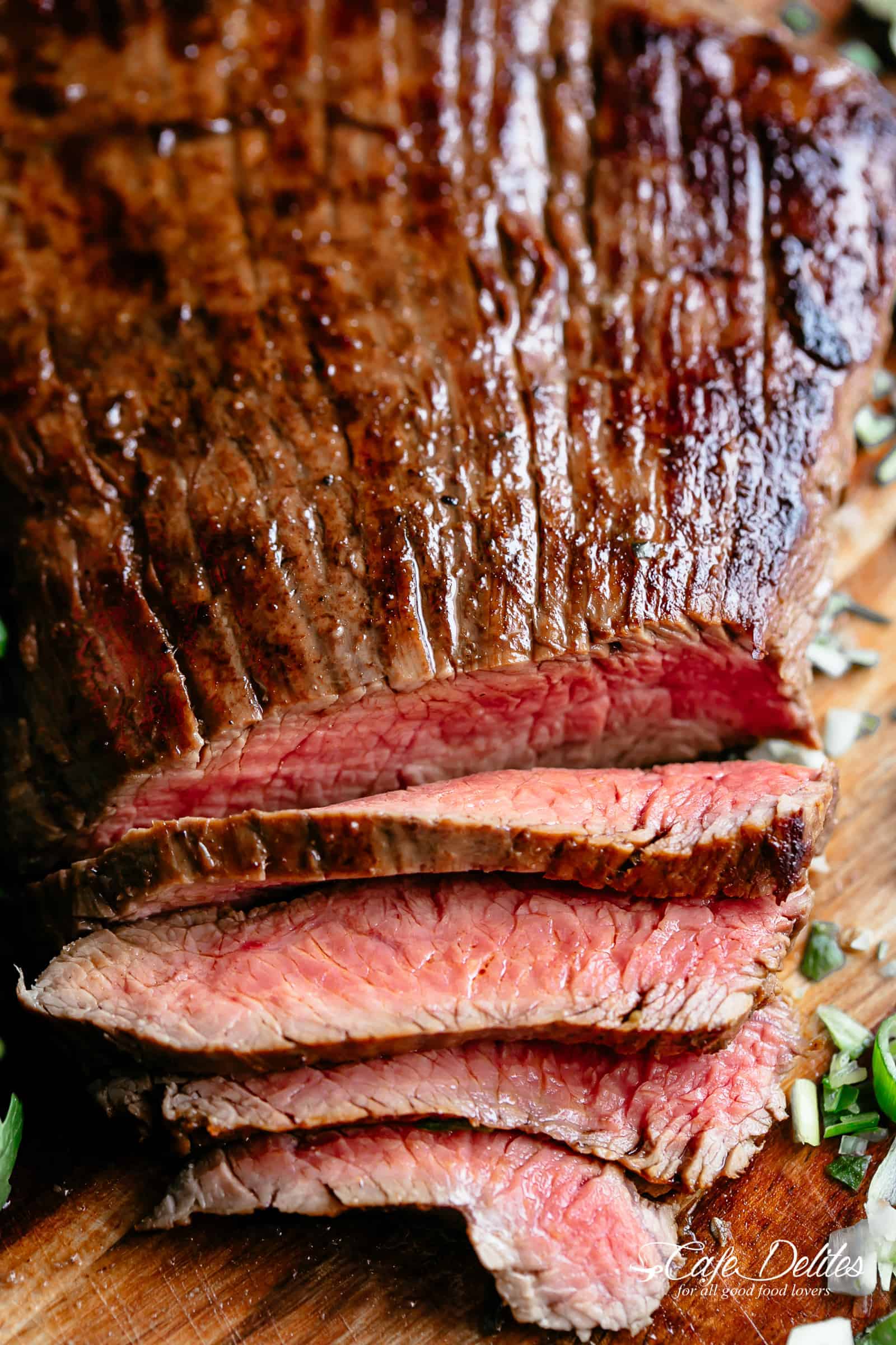 Carne Asada cut against the grain