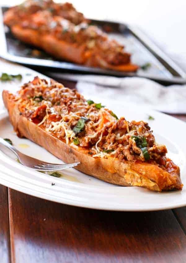 Bacon Stuffed Sweet Potatoes