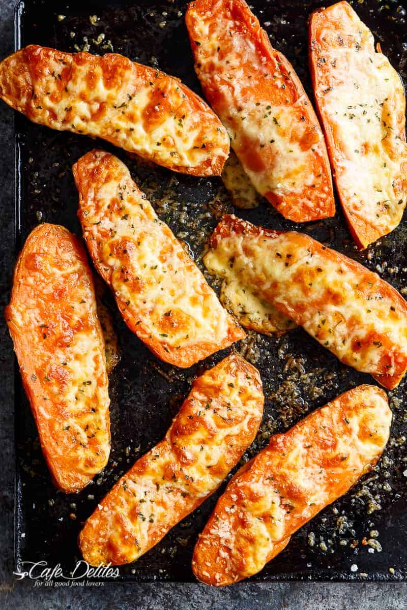 Cheesy Sweet Potatoes