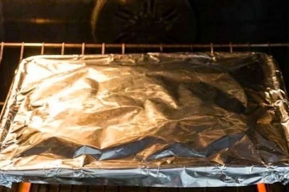 Bake covered on a lined tray at 200C | 400F for 30 to 45 minutes until fork-tender