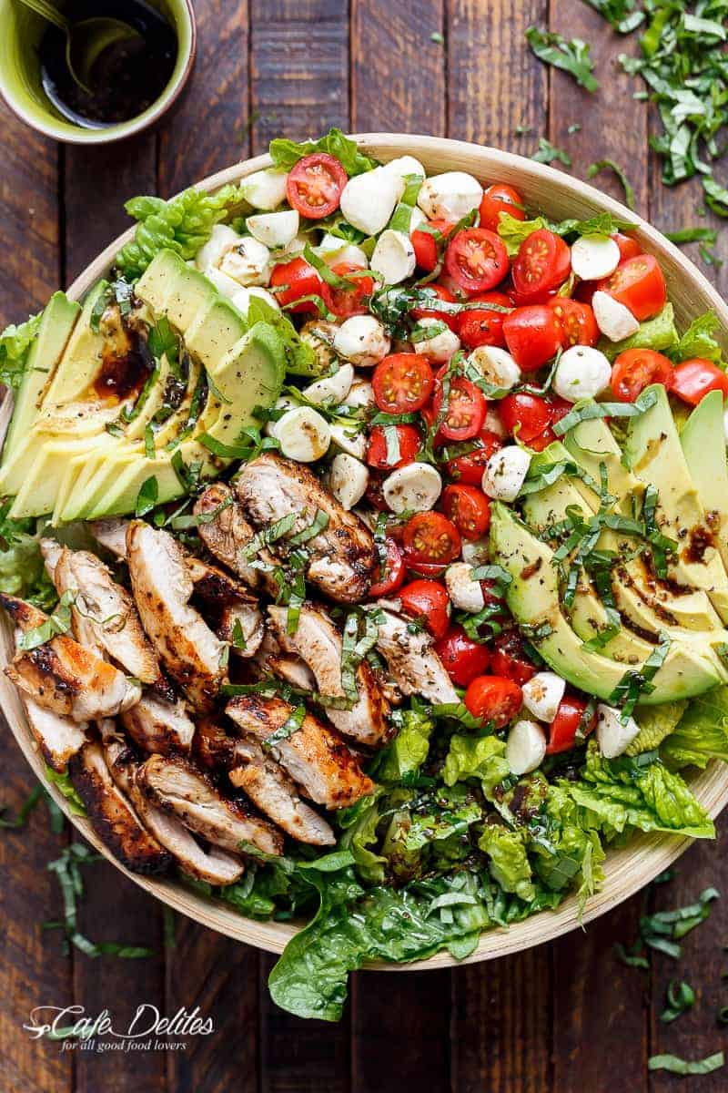 Chicken Caprese Salad
