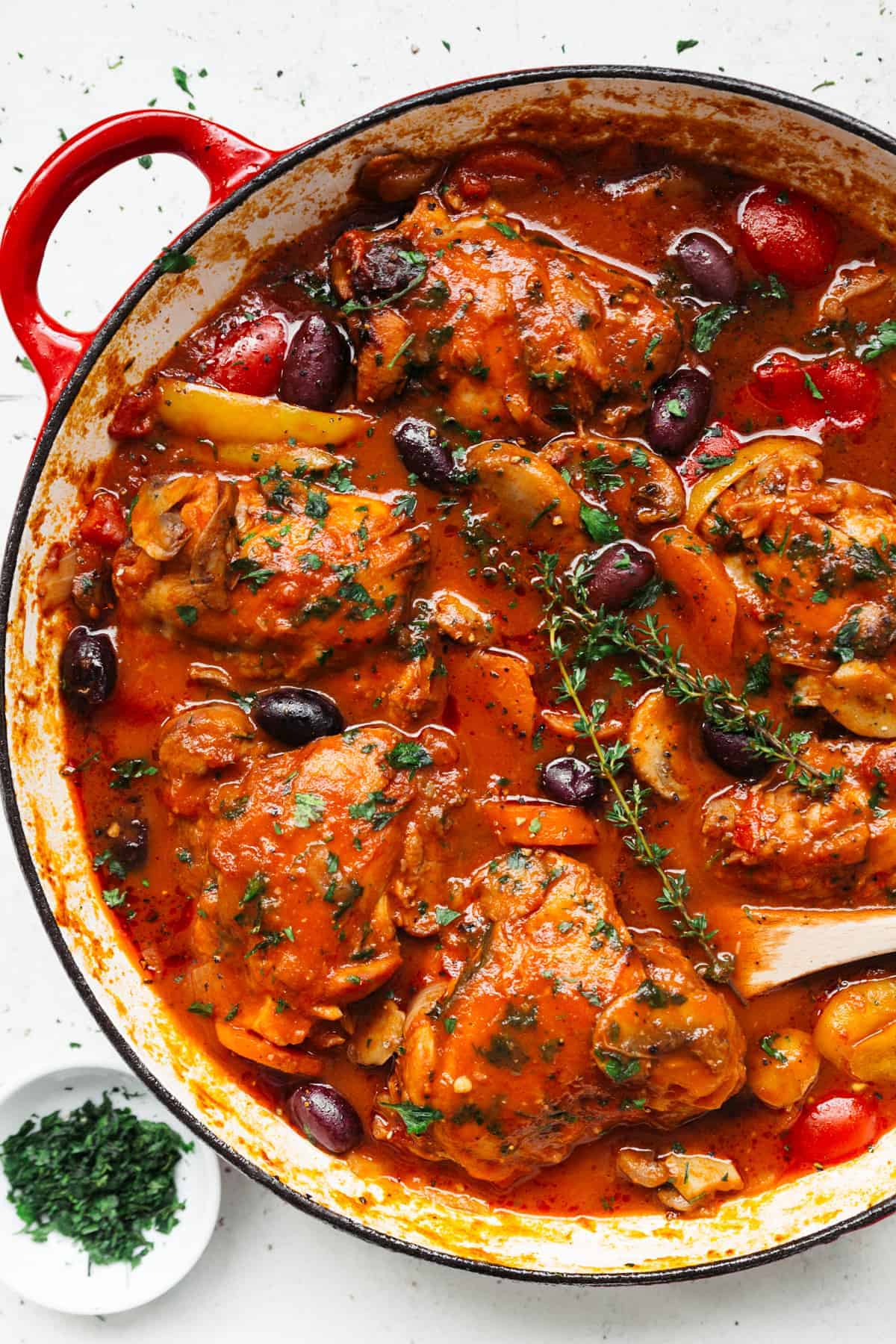 Rustic Chicken Cacciatore