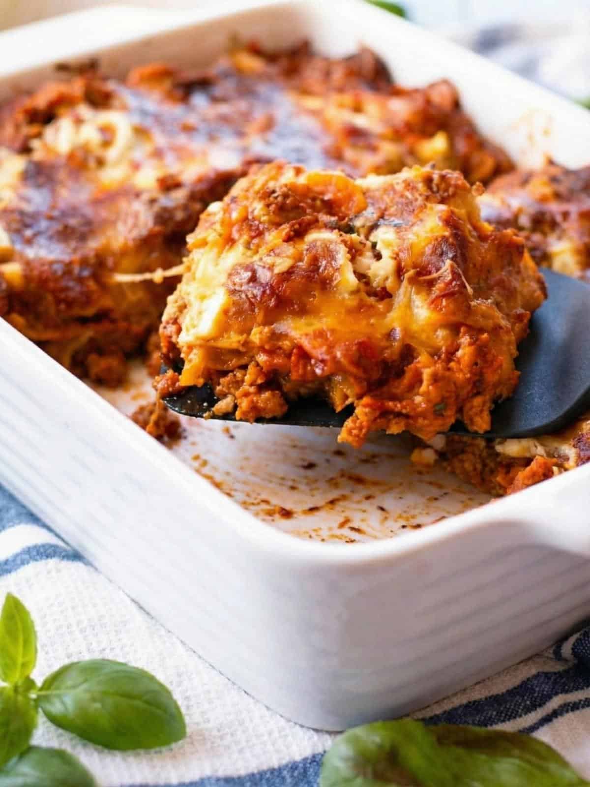 Chicken Pumpkin Ricotta Lasagna