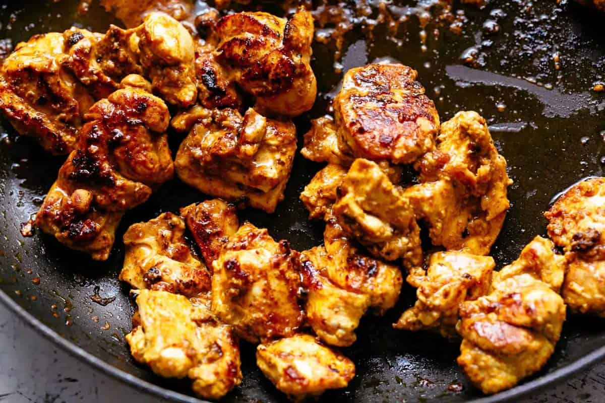 Chicken Tikka Masala is creamy and easy to make right at home in one pan with simple ingredients! |