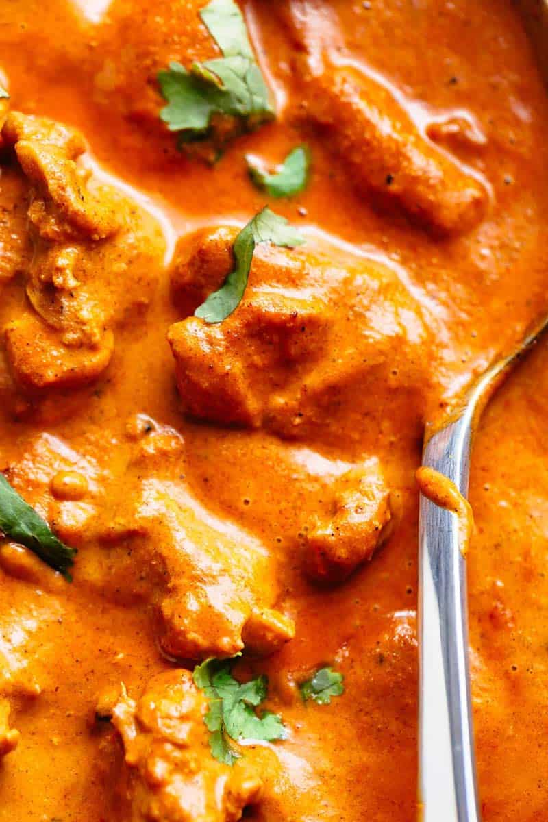 Chicken Tikka Masala is creamy and easy to make right at home in one pan with simple ingredients! |