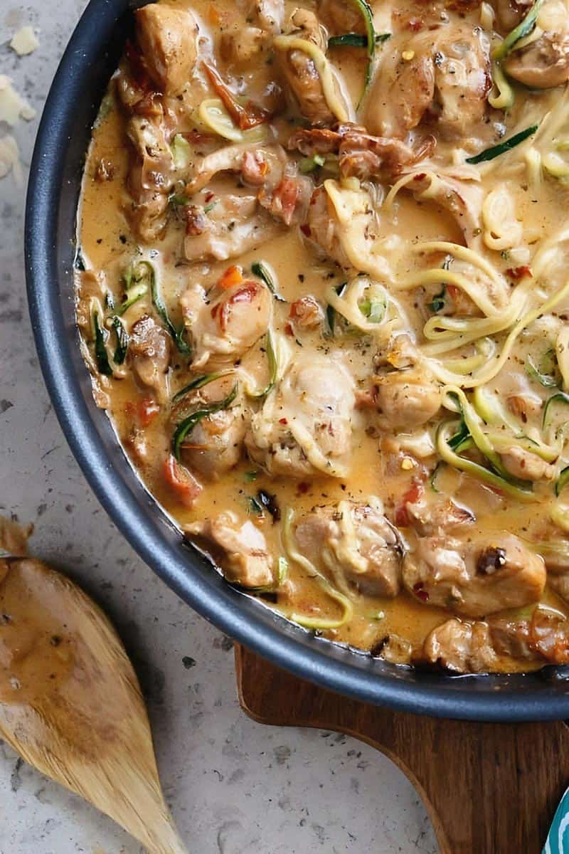 Chicken Zucchini Spaghetti