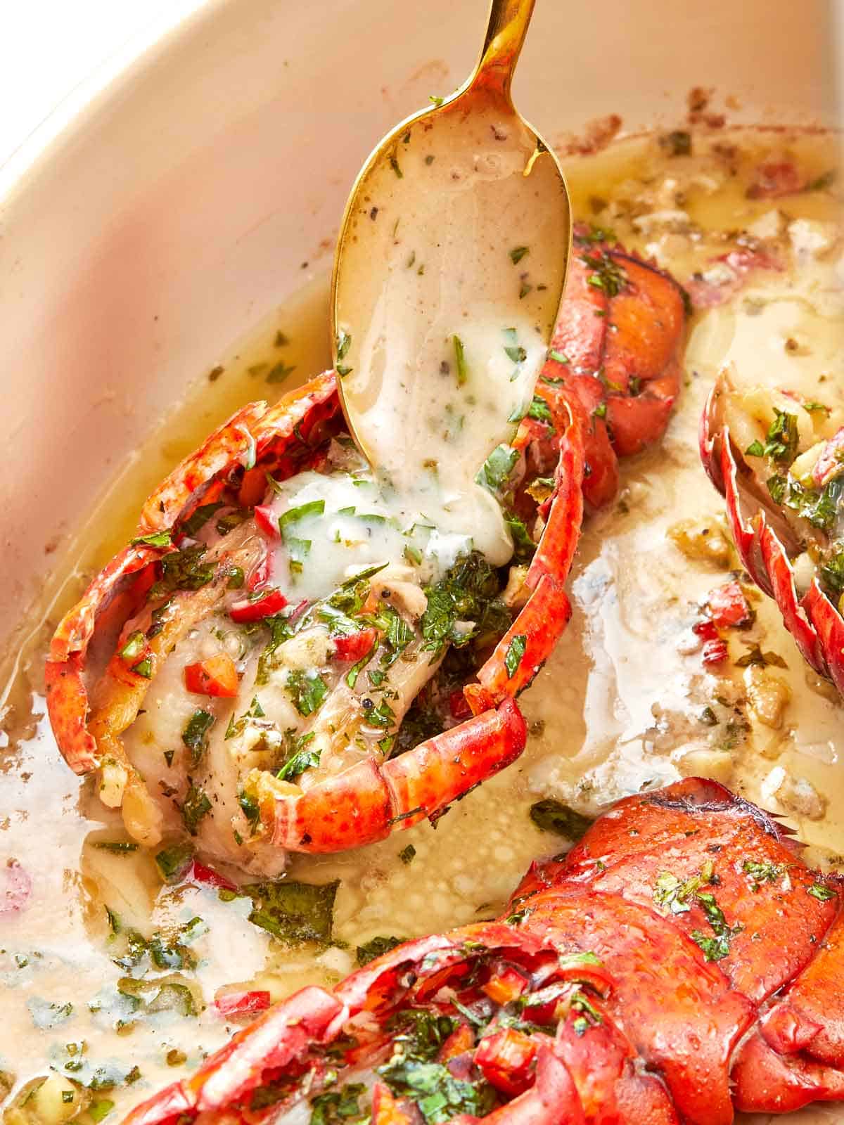 Chimichurri Lobster Tails