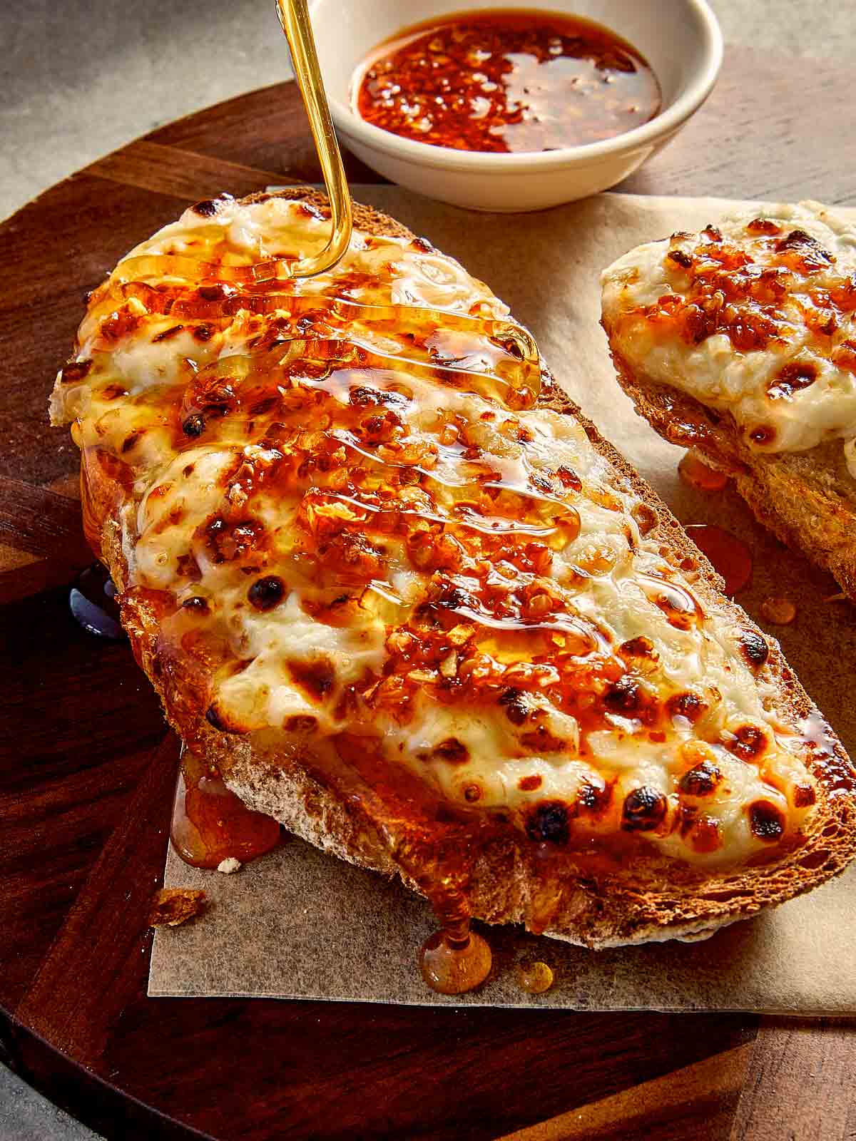 Cottage Cheese Toast (Air Fryer)