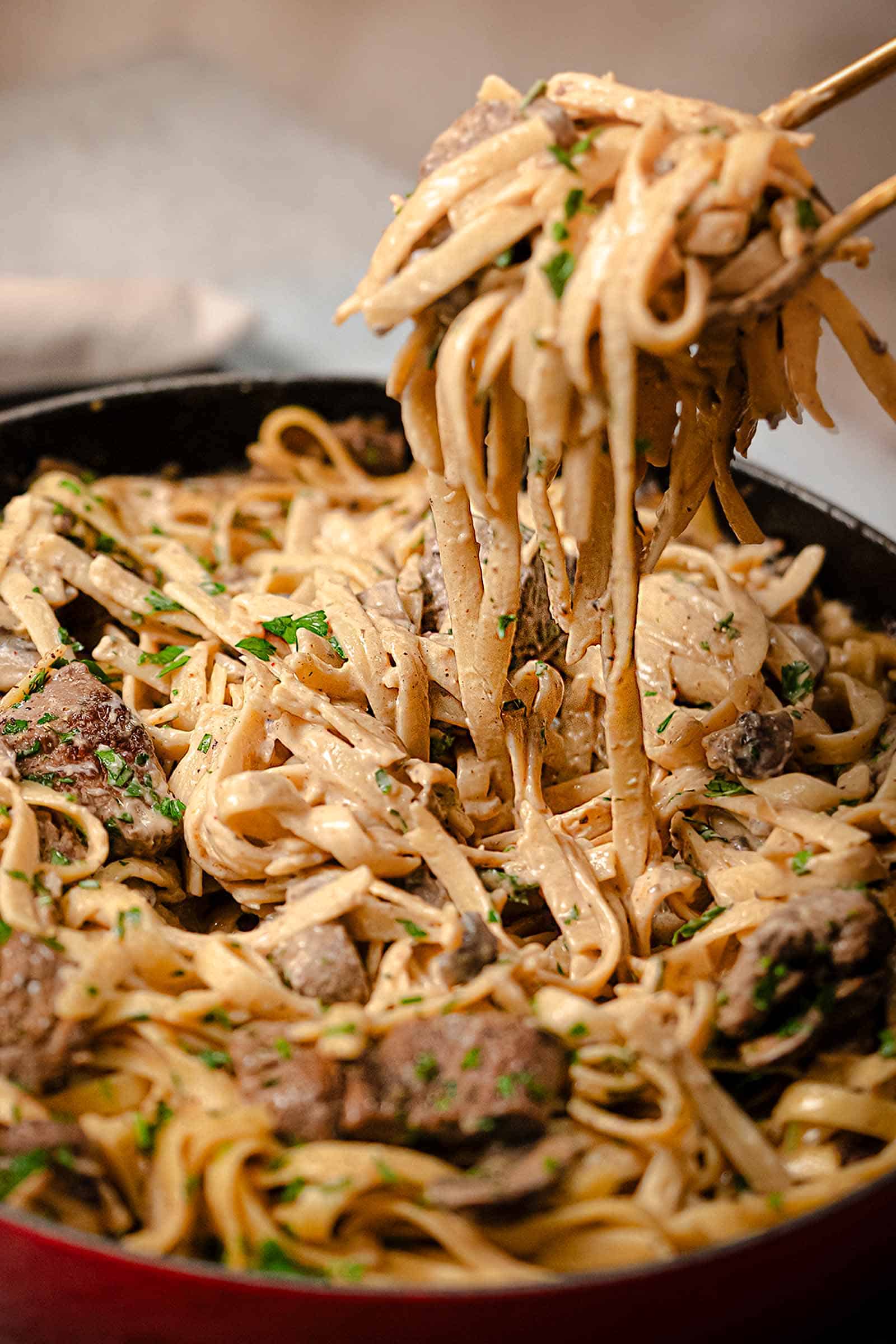 Beef Stroganoff