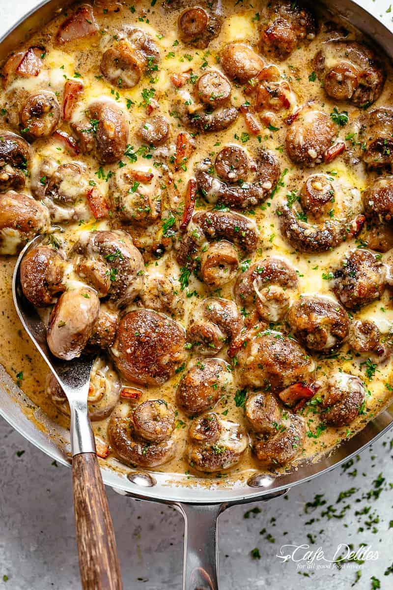 Creamy Garlic Mushroom