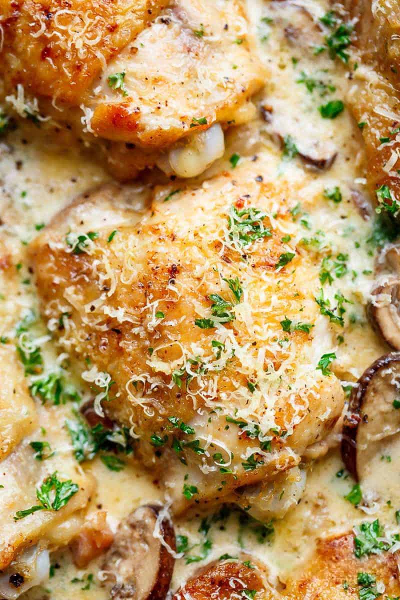 Creamy Parmesan Garlic Herb Chicken