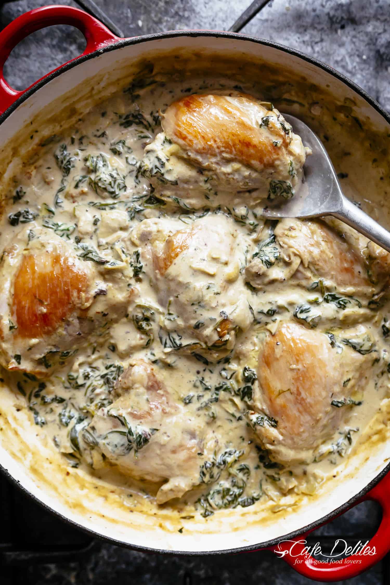 Spinach Artichoke Chicken