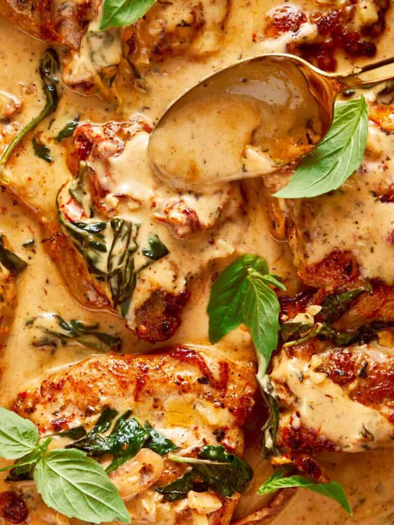 Creamy Tuscan Chicken Thighs