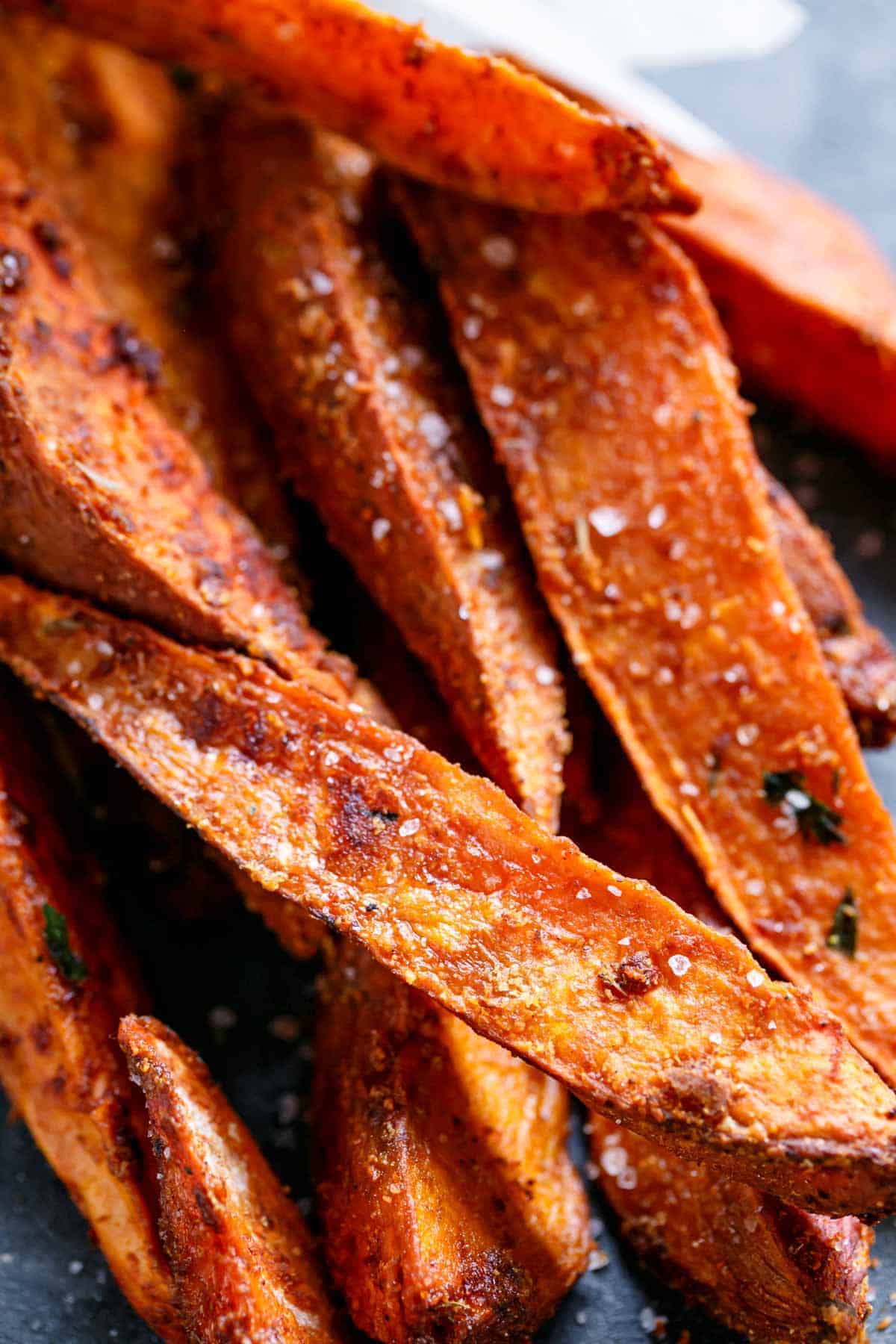 Crispy Sweet Potato Wedges and Garlic Avocado Aioli