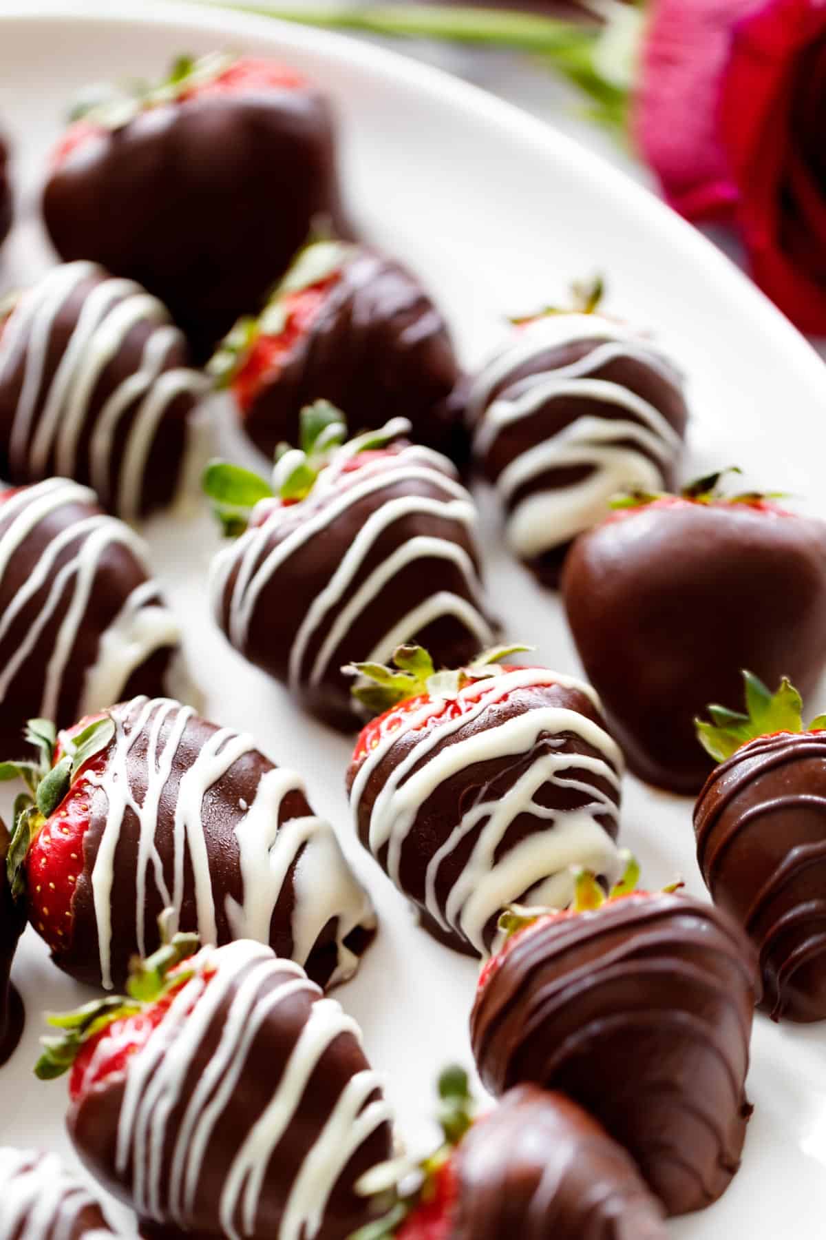 Drunken Chocolate Covered Strawberries