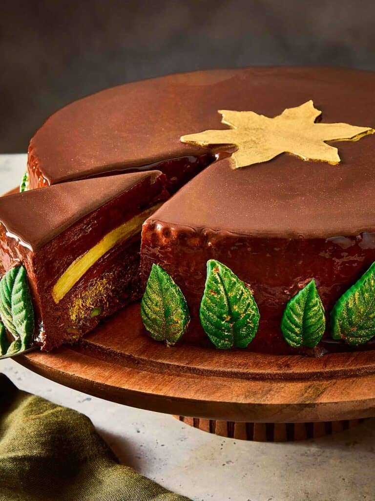 Dubai Chocolate Christmas Mousse Cake The Viral Sensation!