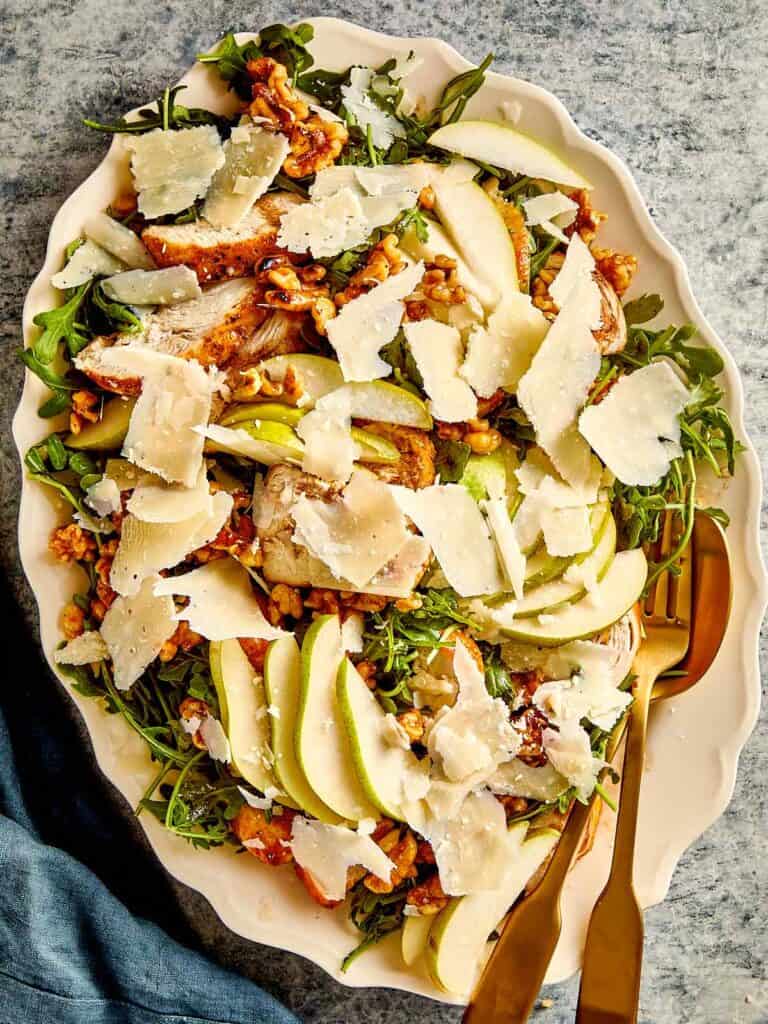 Served Arugula Salad