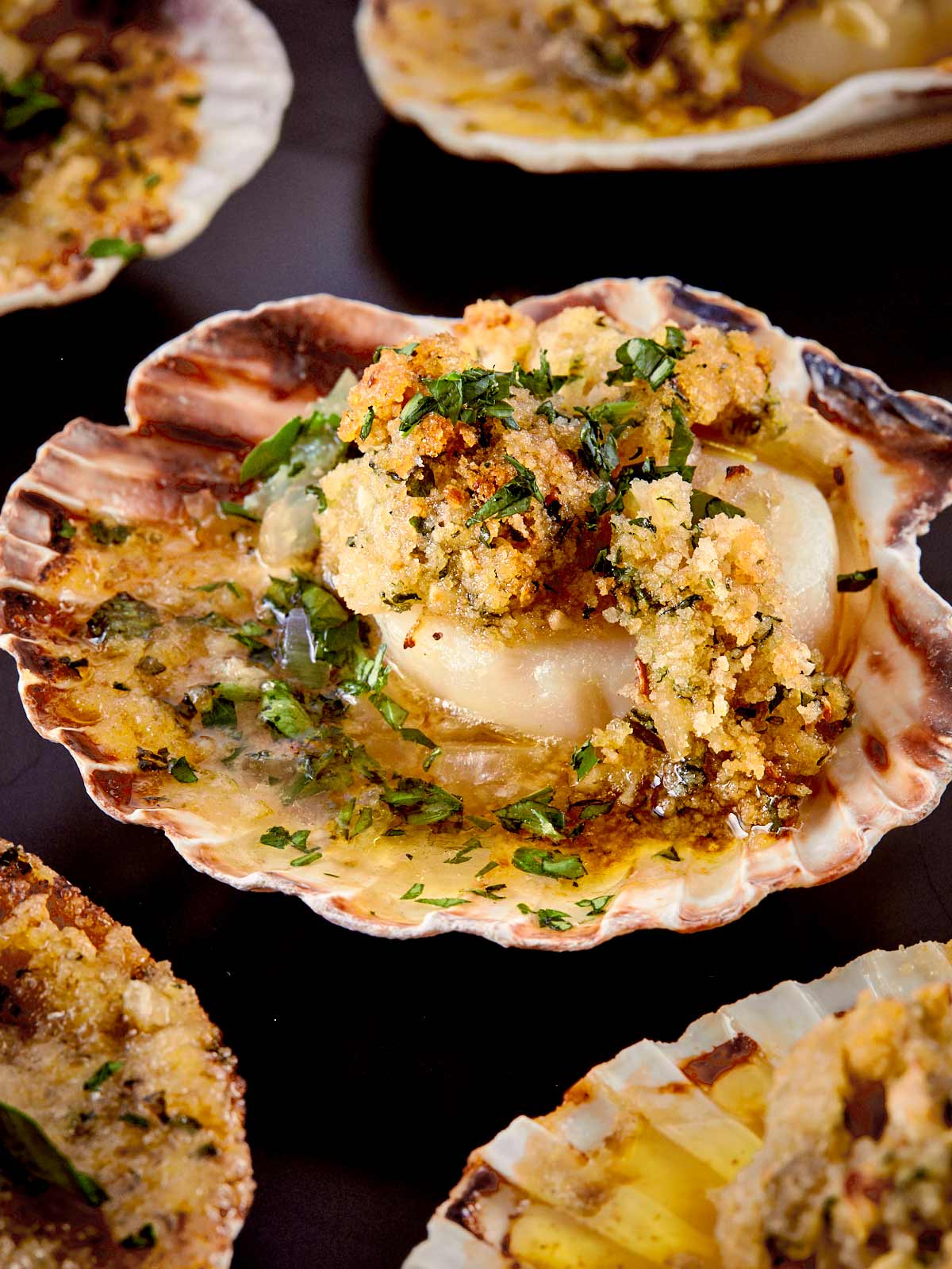 Baked Scallops Gratin (Garlic Butter & Parsley)