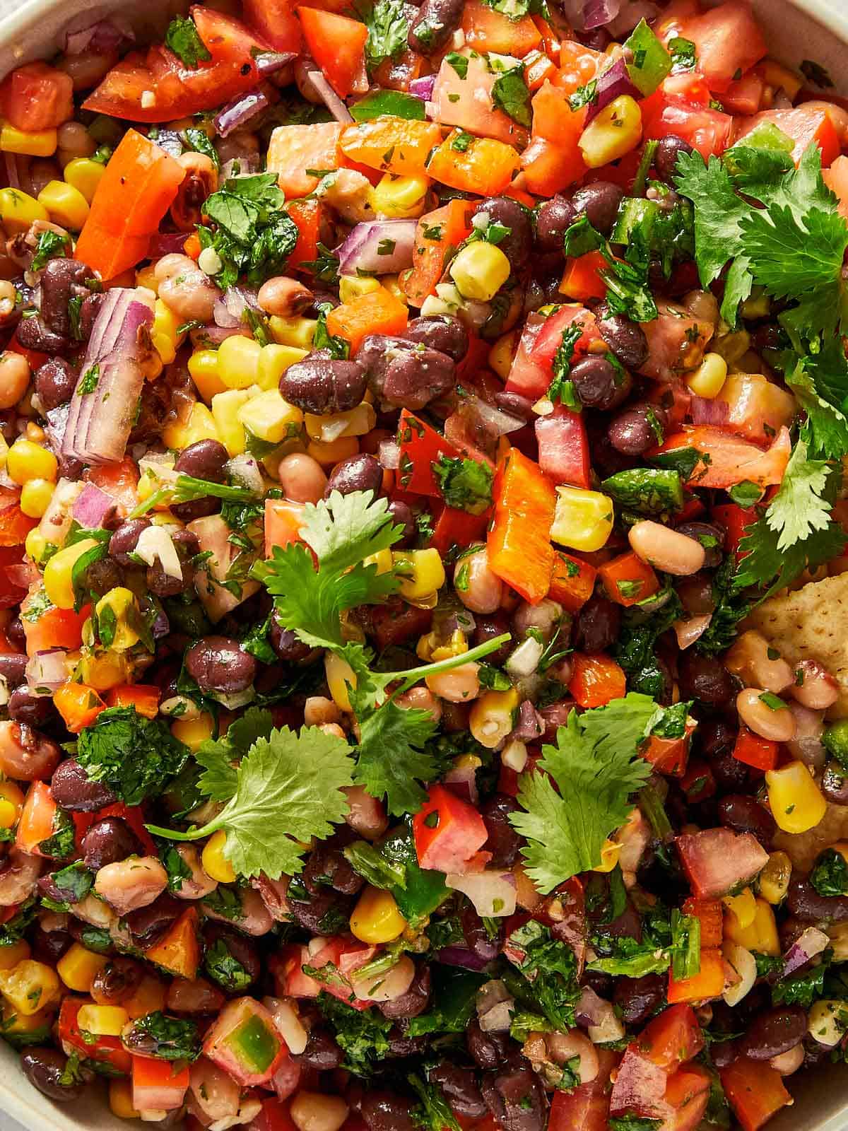 Black Eyed Pea Salad and Lime Dressing