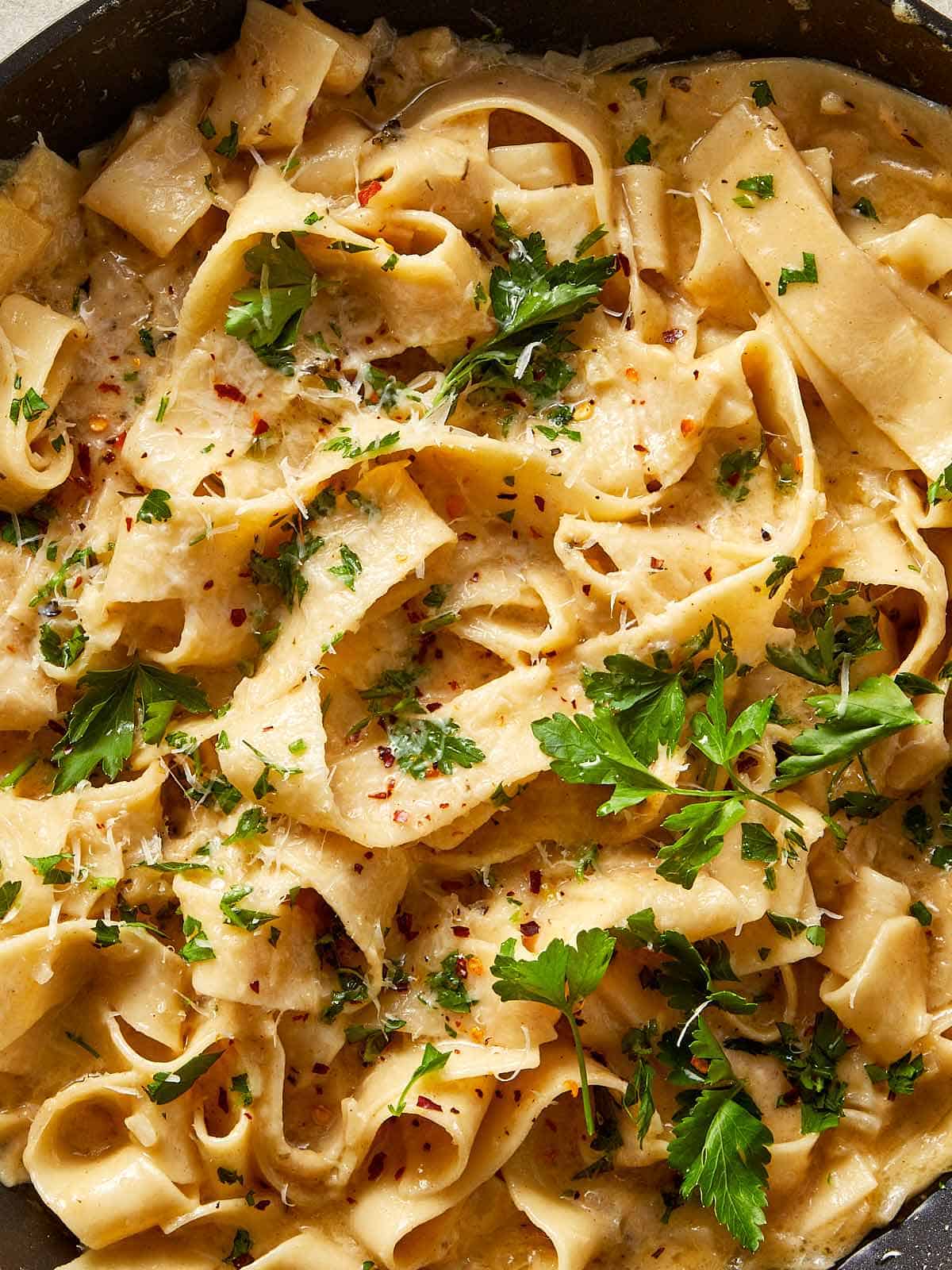 Brown Butter Fettuccine Alfredo