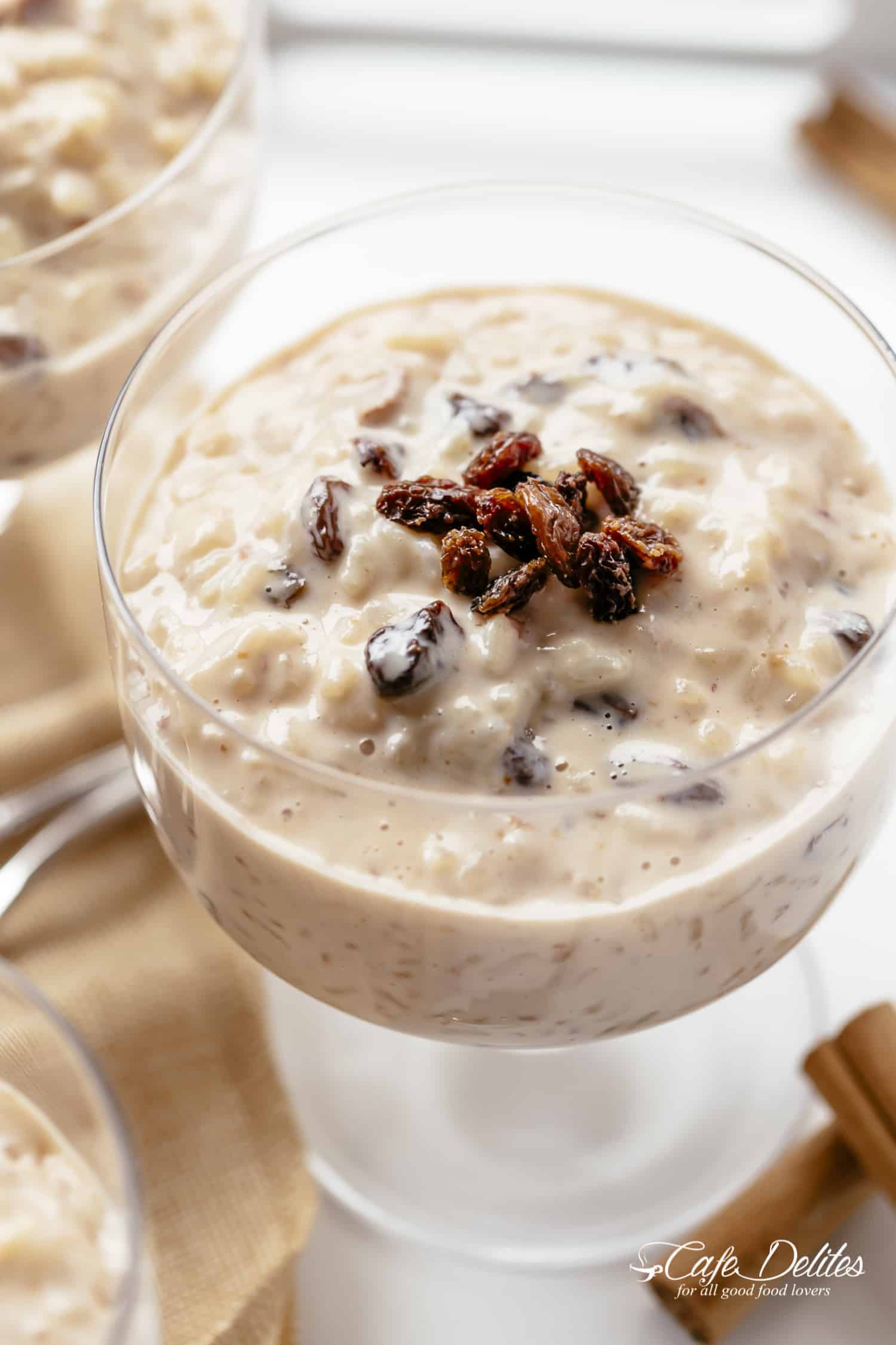 Cinnamon Rice Pudding (Arroz Con Leche)