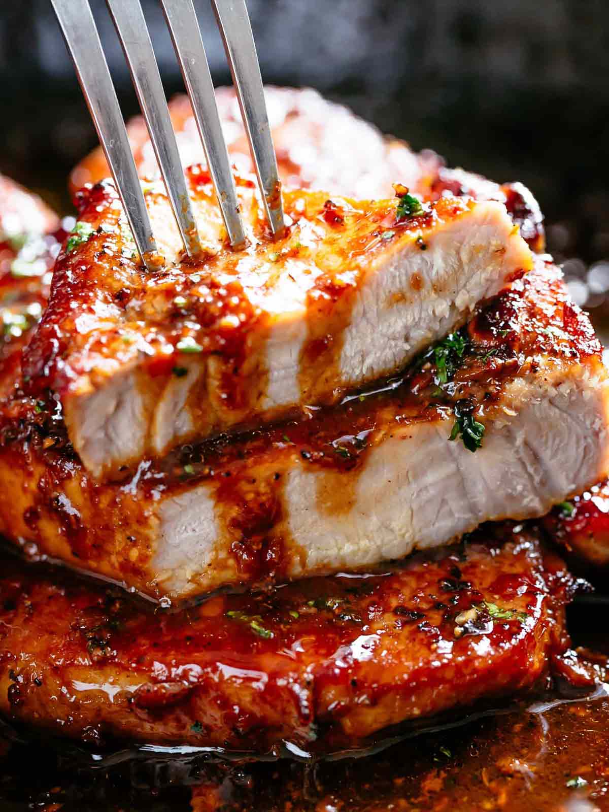 Honey Garlic Pork Chops