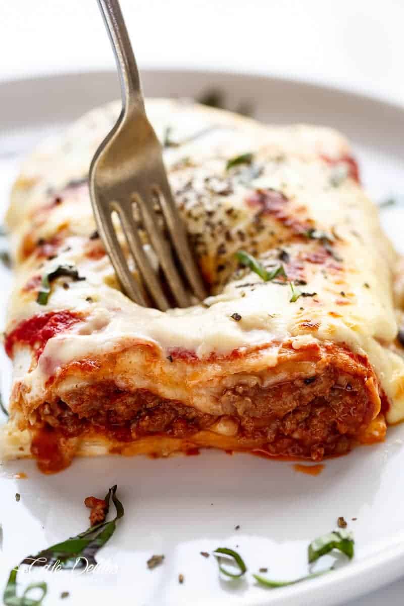 Lasagna Stuffed Burritos