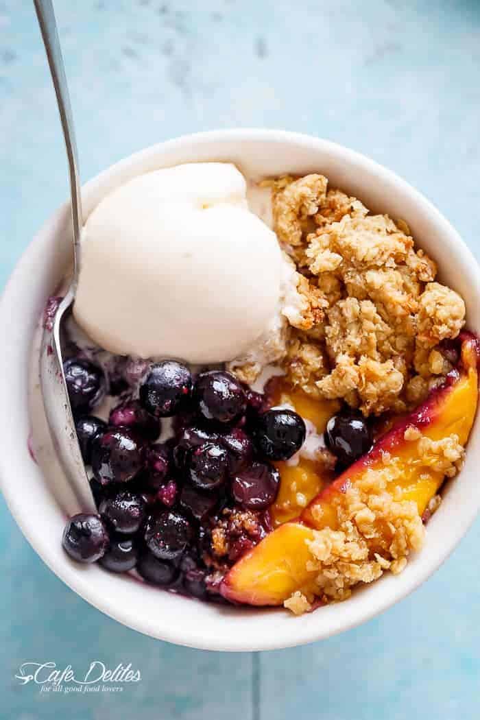 Blueberry Mango Crumble (Crisp)
