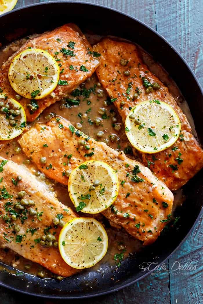 Salmon Piccata