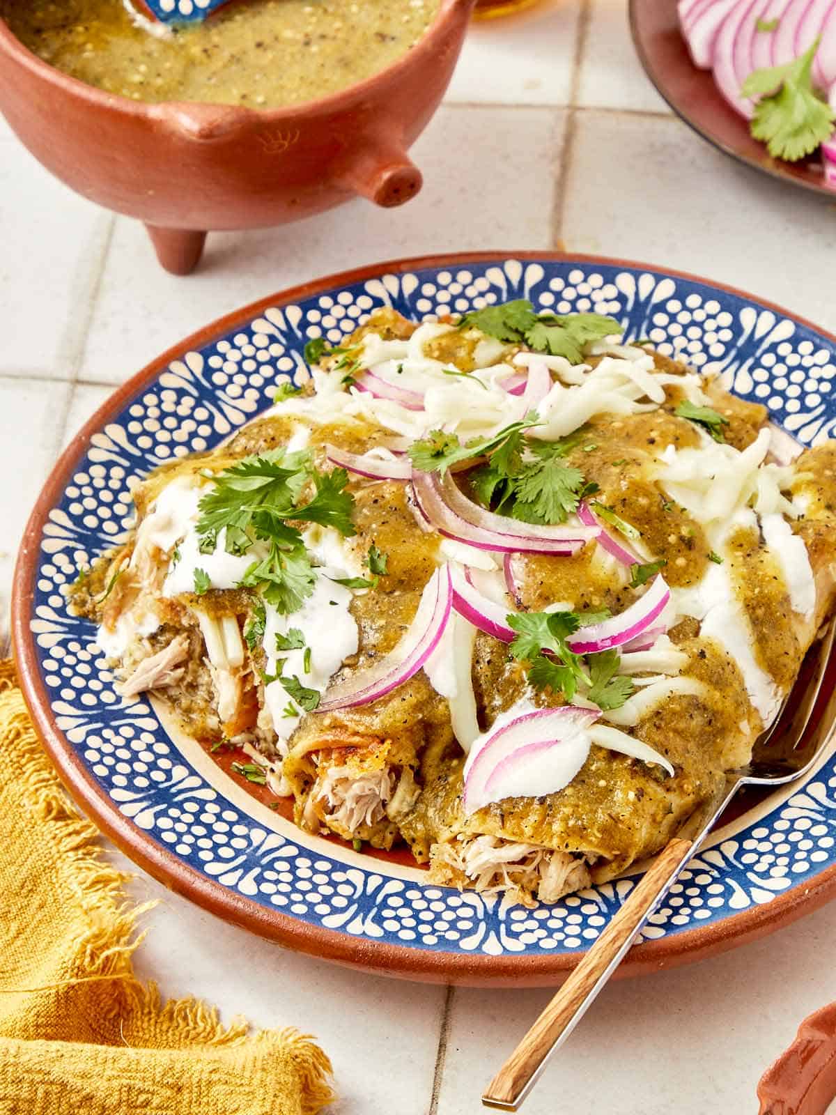 Enchiladas Verdes