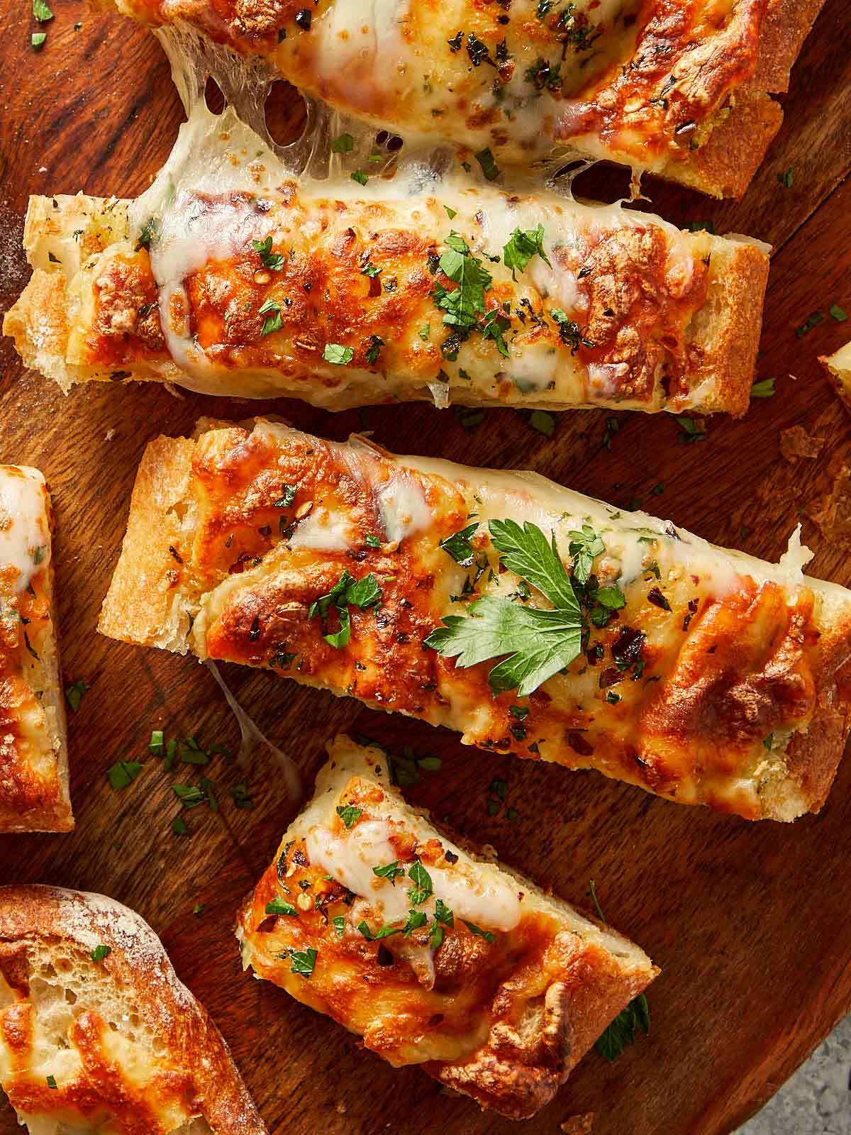 Garlic Bread and Chili Flakes