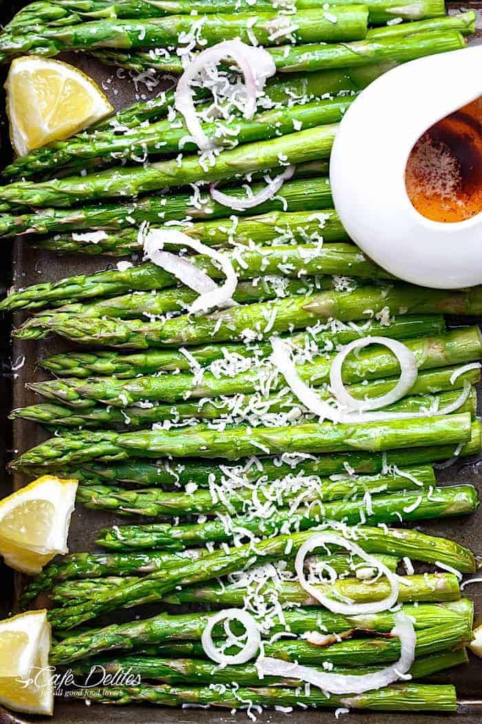 Garlic Browned Butter Asparagus