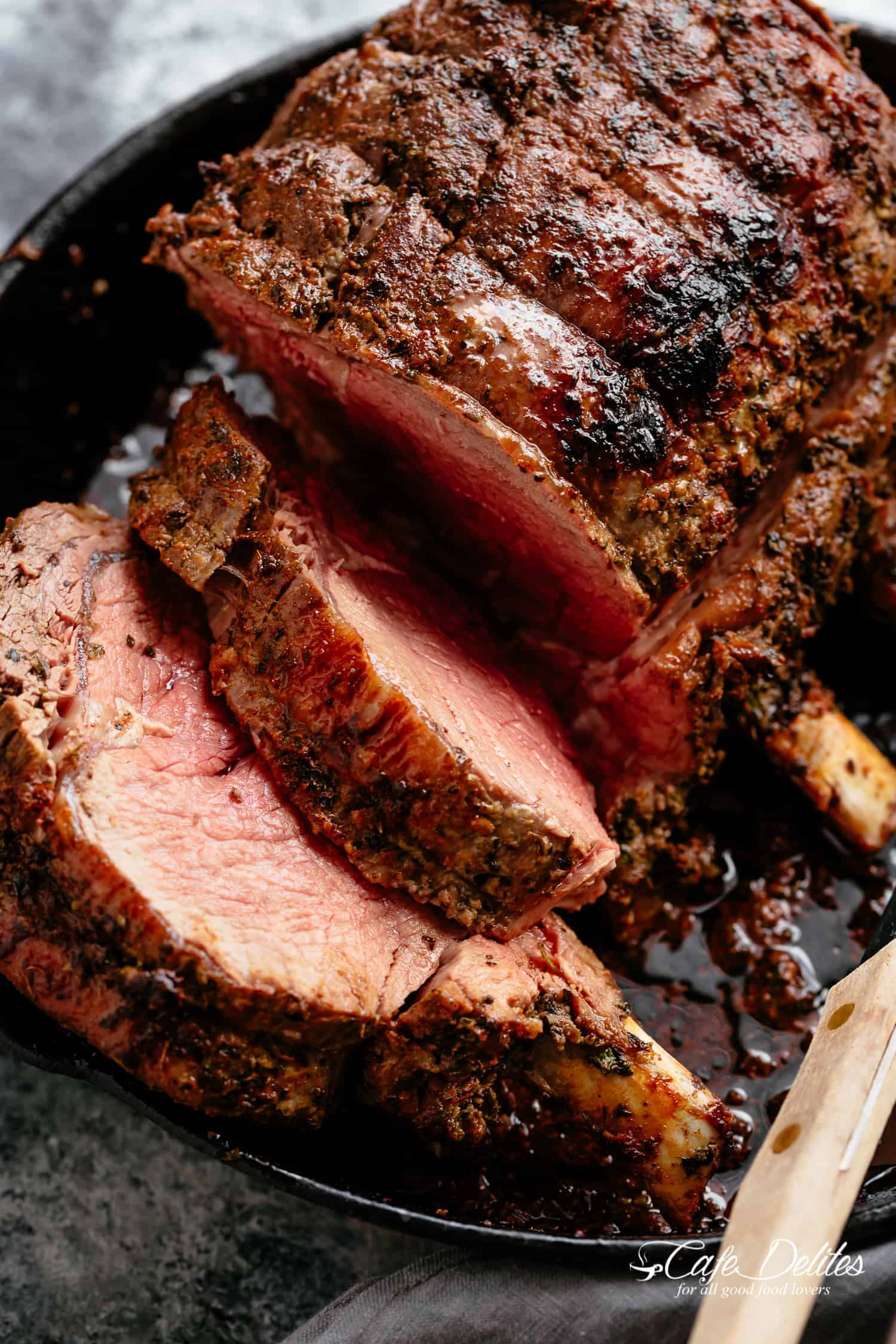 Garlic Herb Prime Rib Roast
