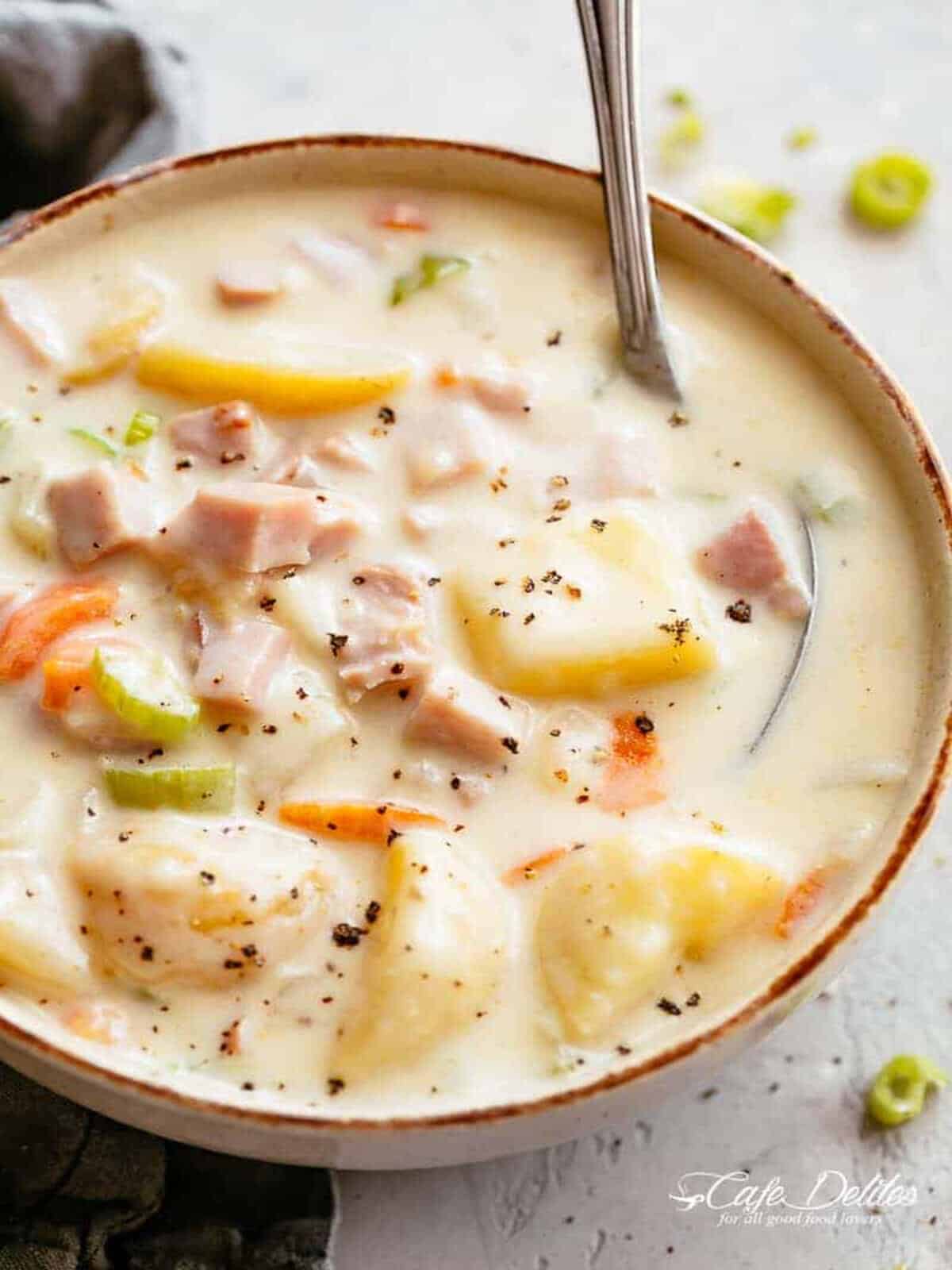 Creamy Ham Potato Soup