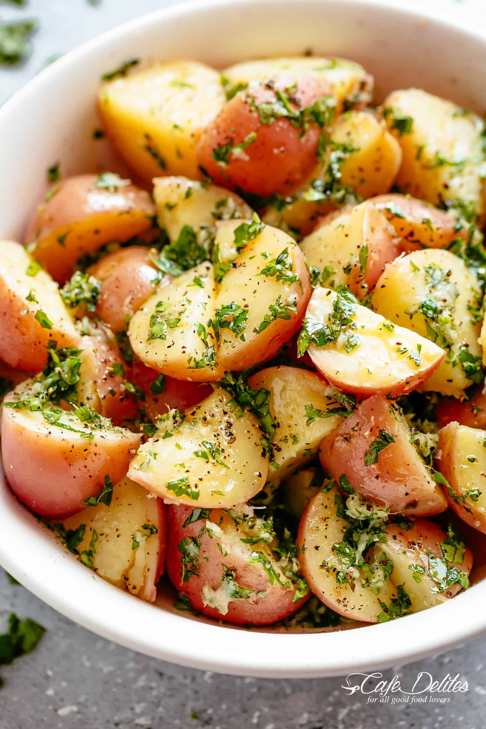 Garlicky Herb Red Potato Salad