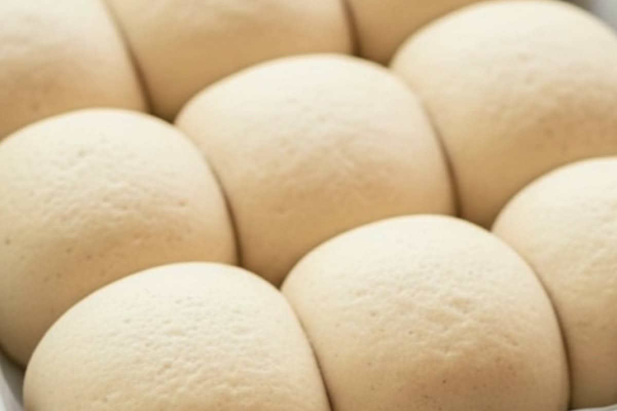 Divide into 12 equal pieces and roll into balls.