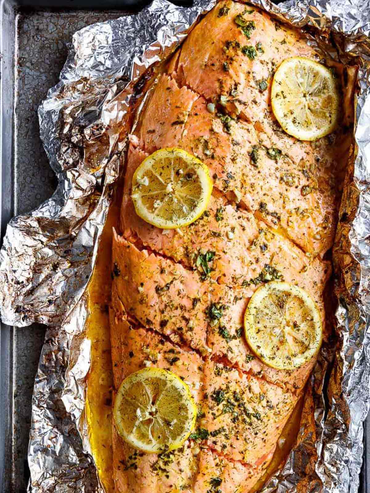 Lemon Butter Garlic Salmon