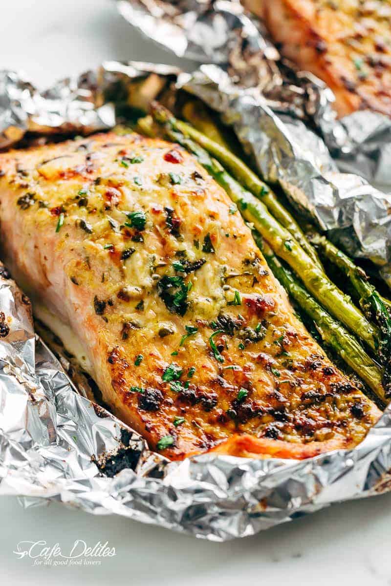 Lemon Salmon, plus Asparagus