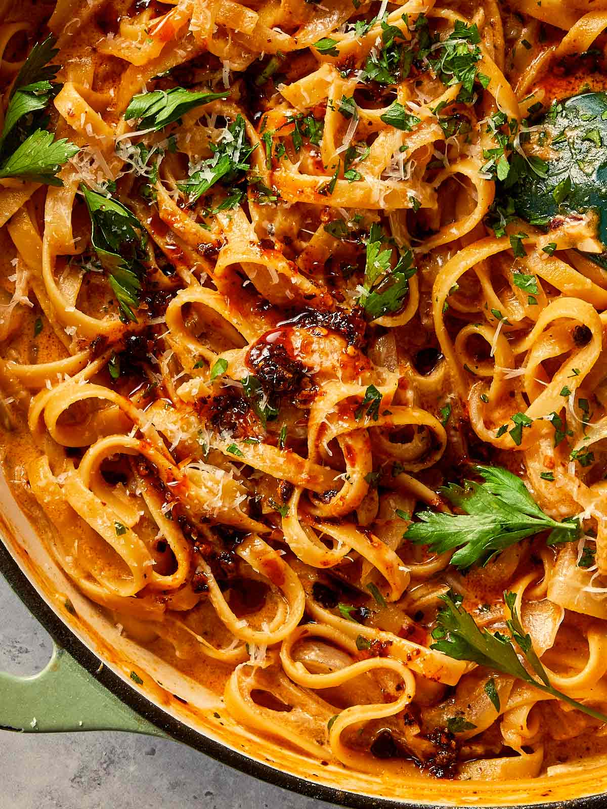 A reliable One Pot Pasta (Spicy & Creamy)