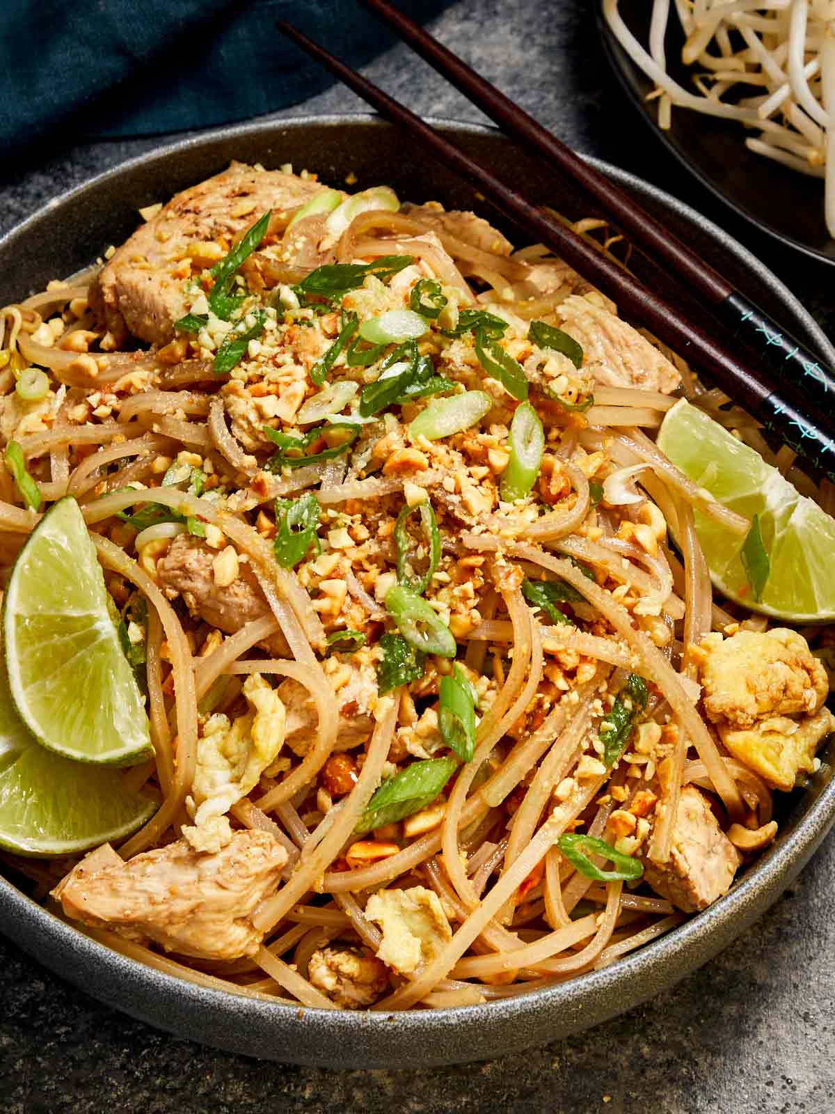 Pad Thai, plus Chicken & Tofu