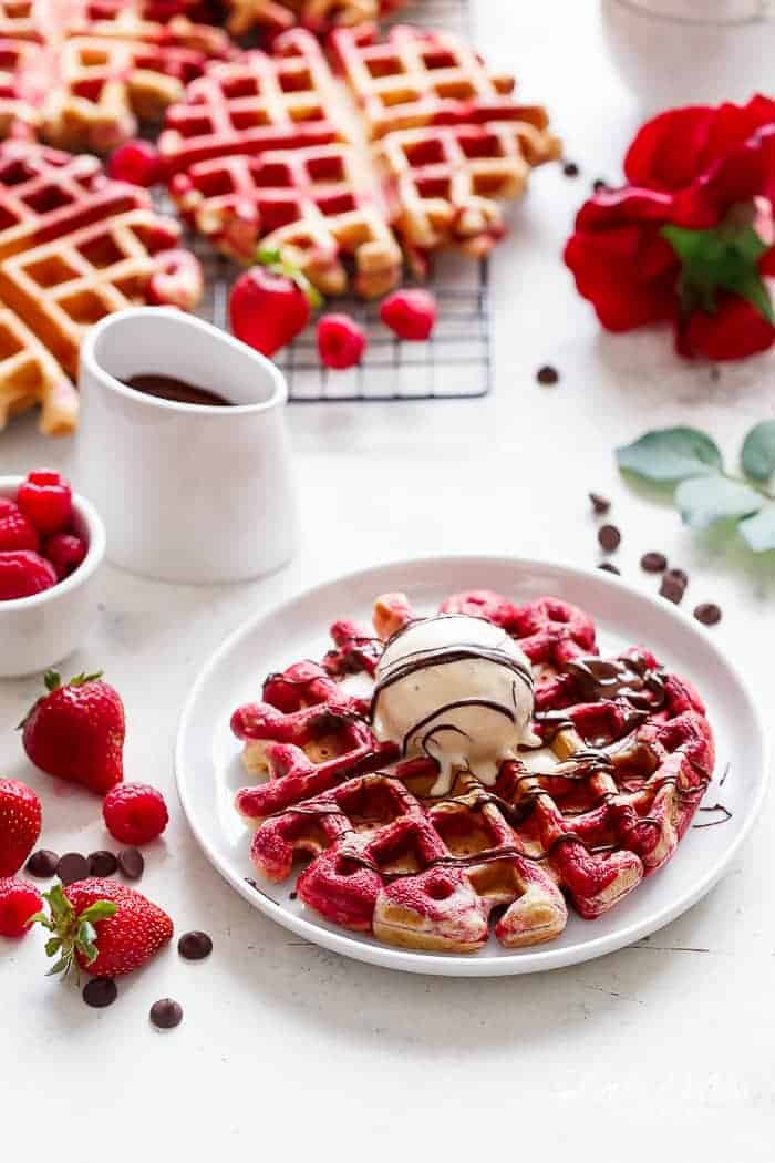Red Velvet Waffles