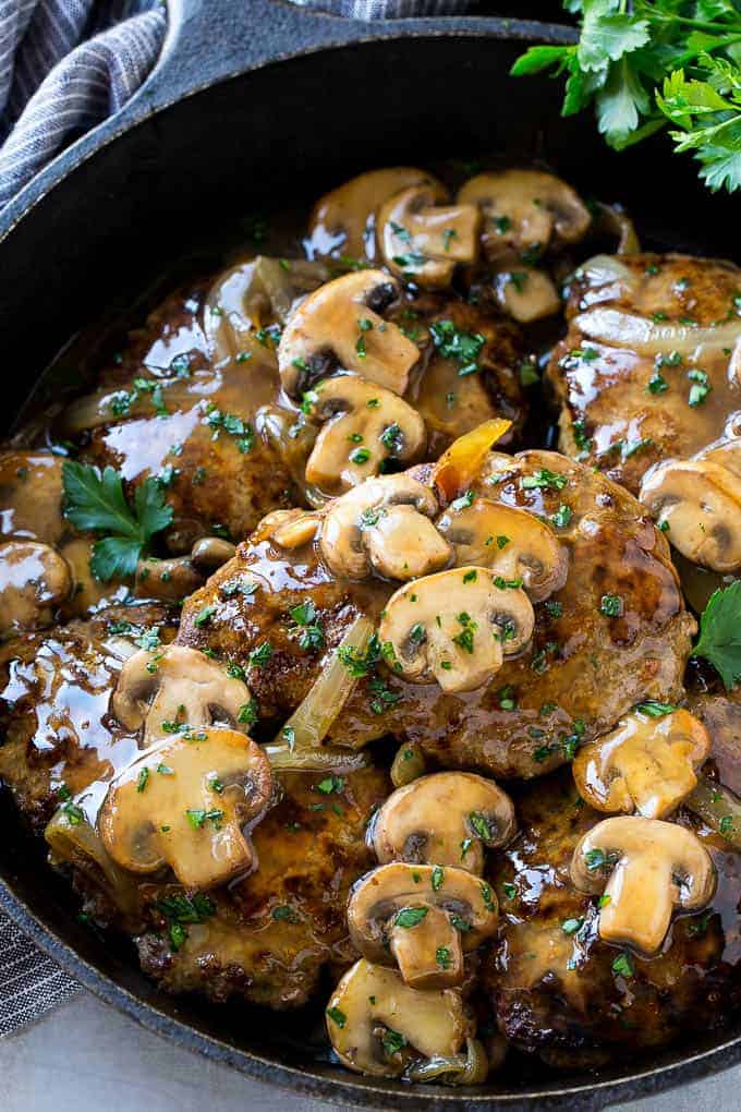Salisbury Steak and Mushroom Gravy