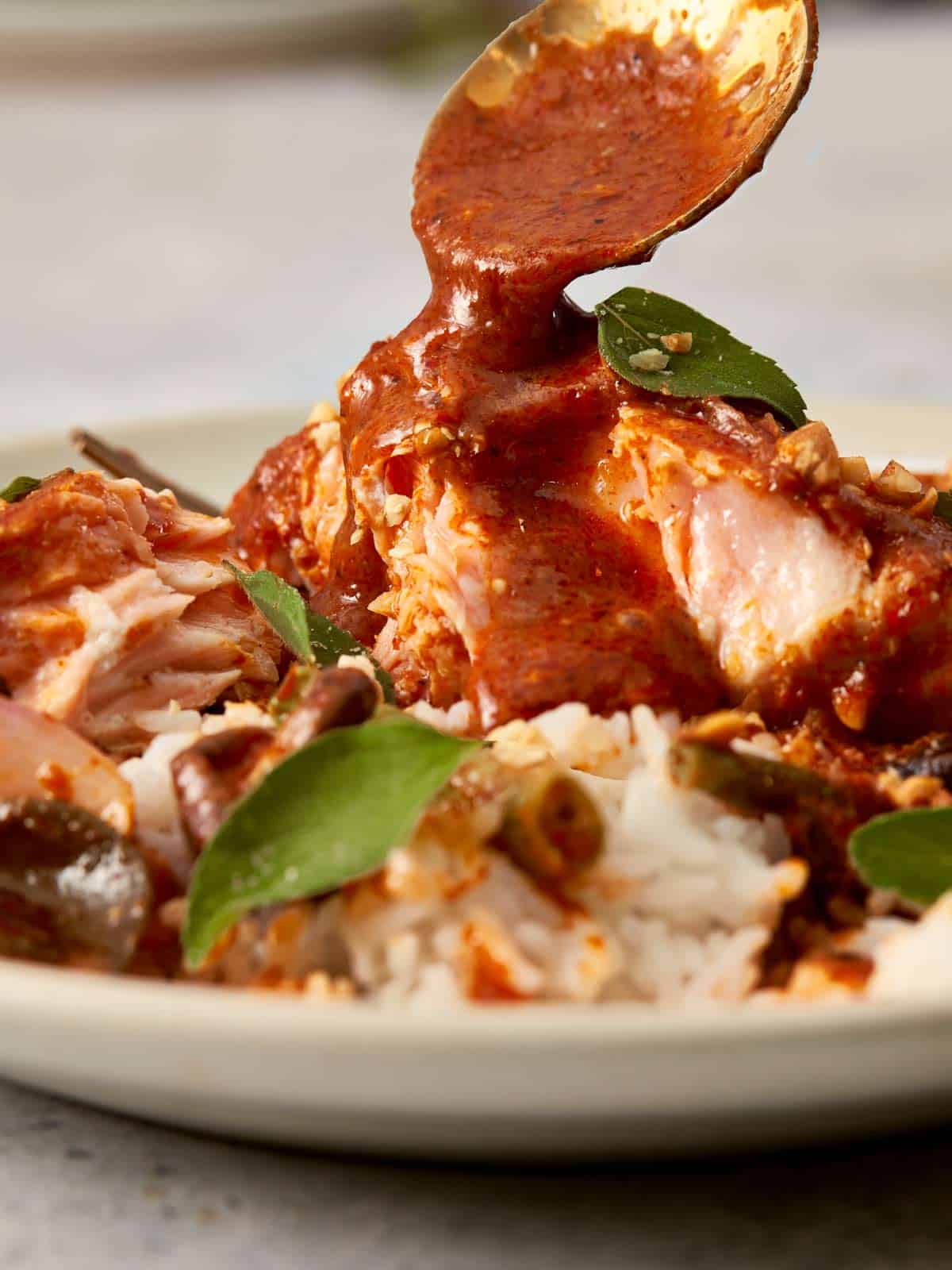 Salmon Panang Curry